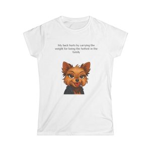 'My Back Hurts By Carrying The Weight Of Being The Hottest In The Family' Casual Tee UK